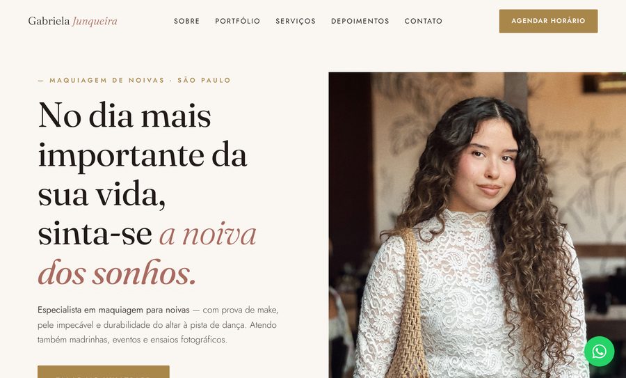 Prévia do site Gabriela Junqueira Beauty